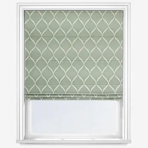 Allegra Verdigris Roman Blind