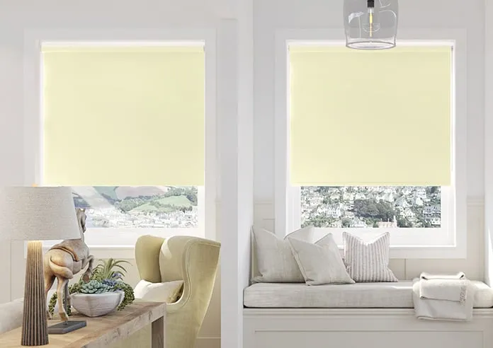 Trinity (Blackout) Alabaster - Roller Blind