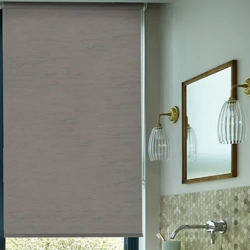 Plaza Graphite (Moisture Resistant) Bathroom Roller Blinds