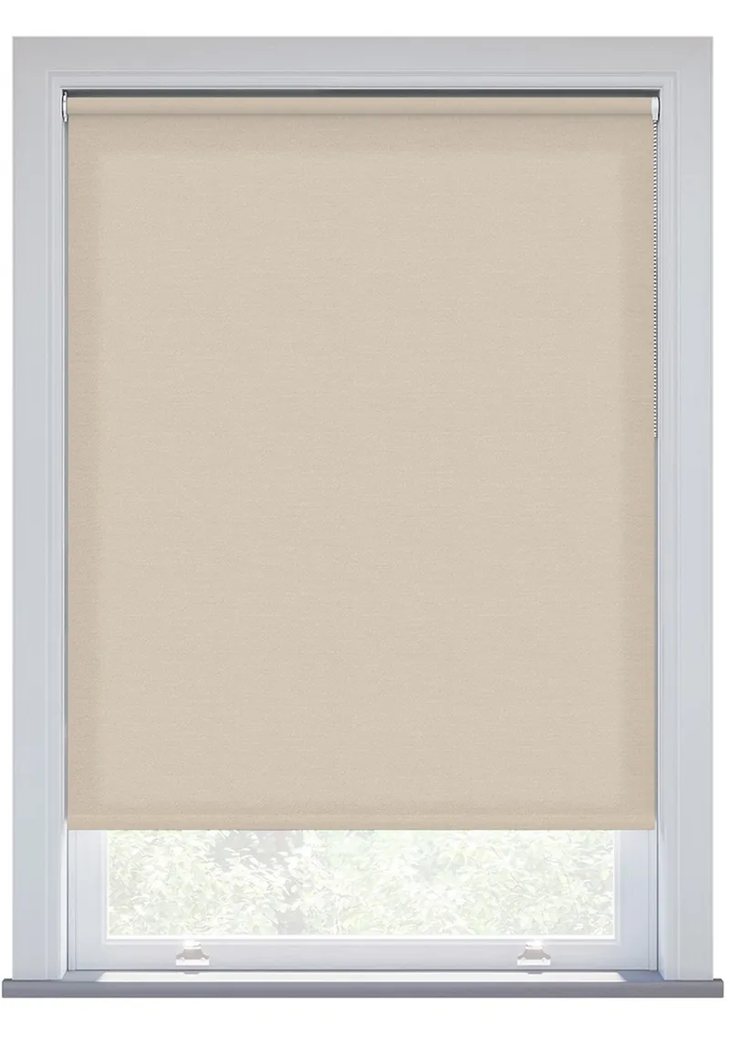 Almond Woven Twist Fit Roller Blind