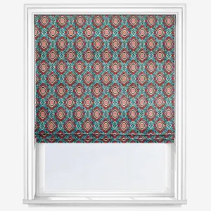 Tabriz Teal Roman Blind