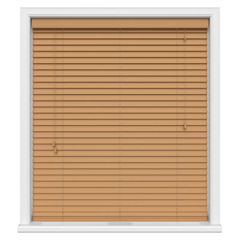 Honey Oak Real Wood Blinds Uk