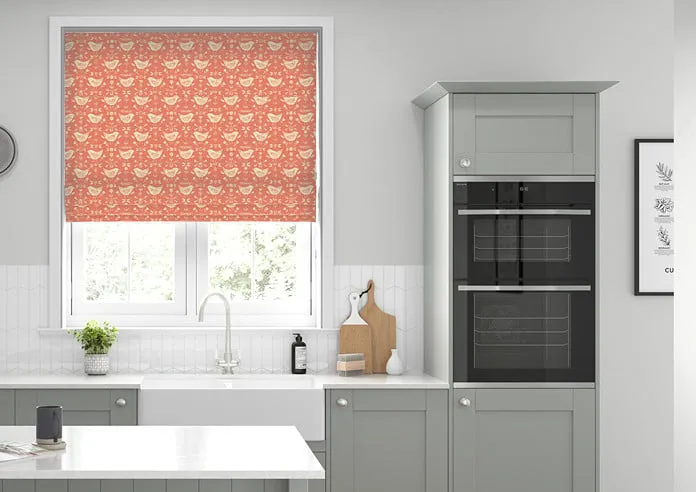 Narvik Burnt Orange - Roman Blind