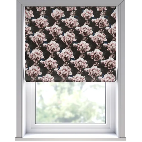Belle Peony Deluxe Roman Blinds