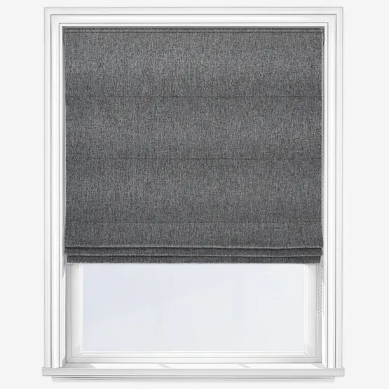 Hadleigh Graphite Roman Blind
