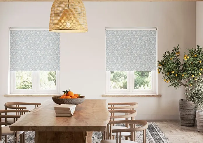 Hollies Sky Blue - Roller Blind