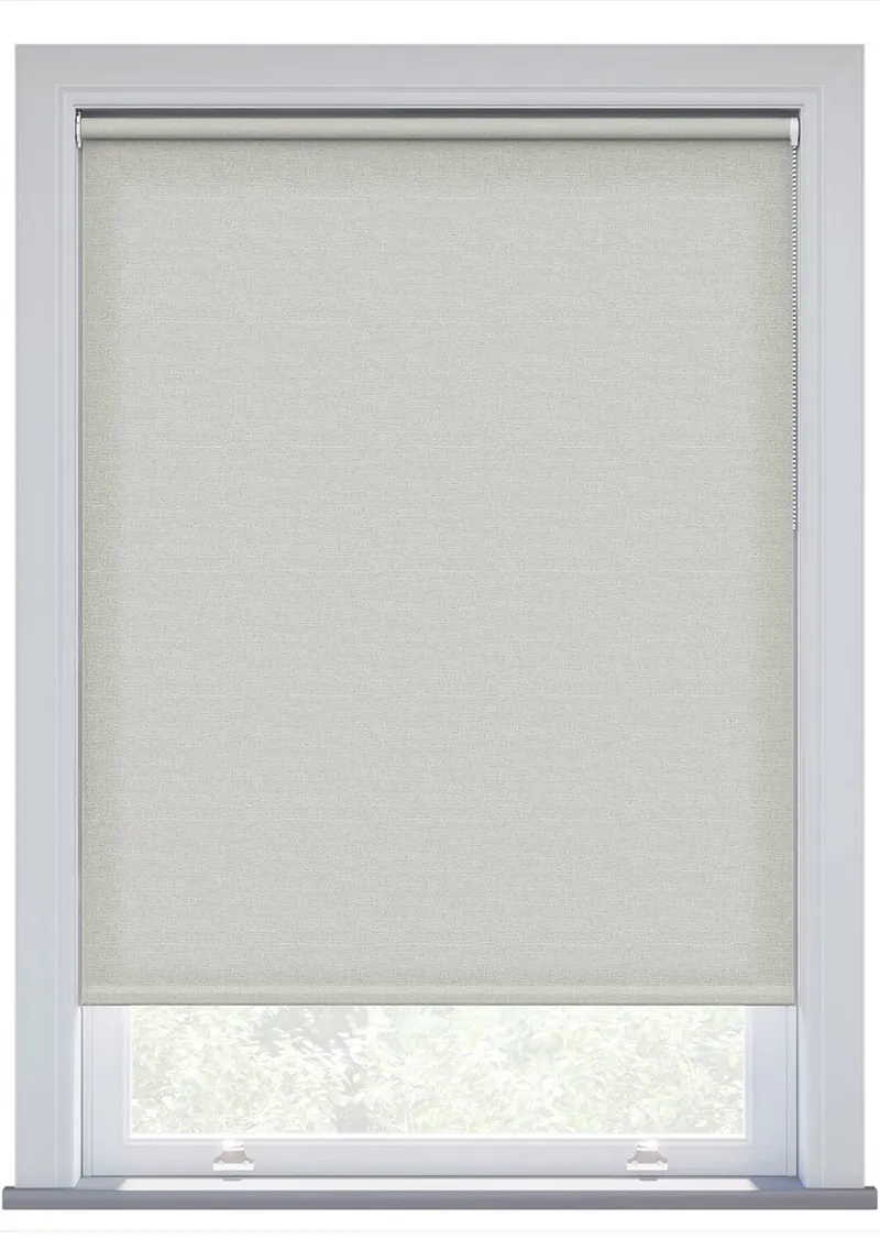 Cloud Grey Linen Touch Twist Fit Roller Blind