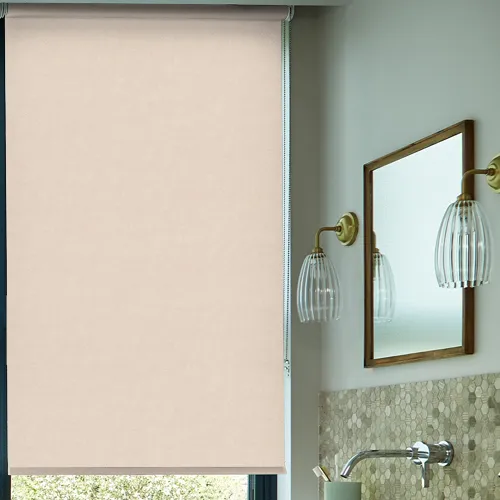 Samba Cream (Moisture Resistant) Bathroom Roller Blinds