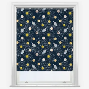 Sonova Studio Spacecraft Midnight Blue Roller Blind