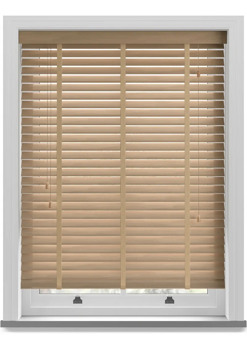 Narra Oak Taped Real Wood Blind