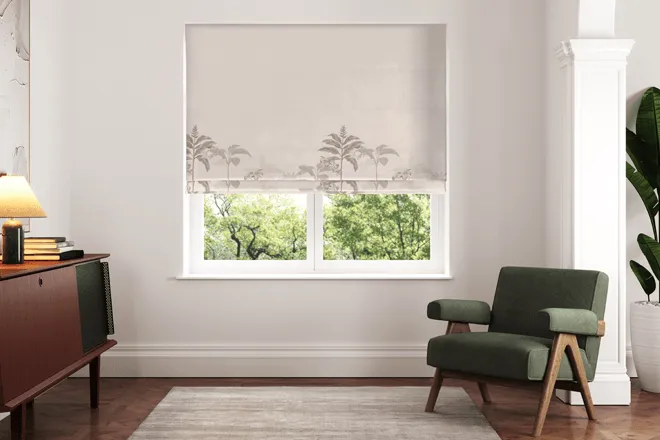 Ted Baker Rhapsody Linen - Designer Roman Blind
