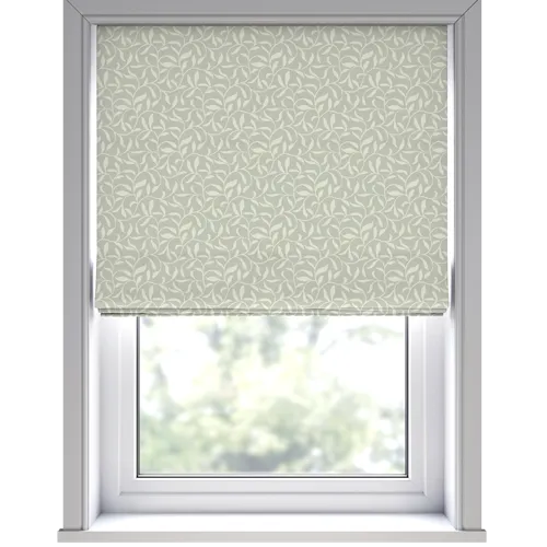 Vine Olive Deluxe Roman Blinds