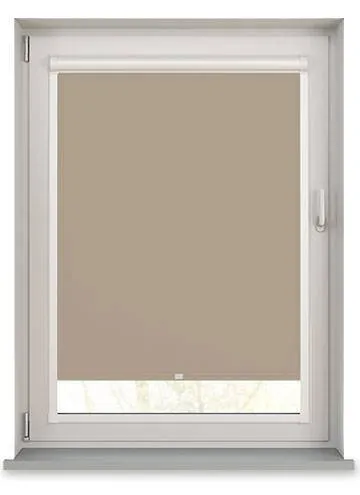 Hessian Blackout Perfect Fit Roller Blind