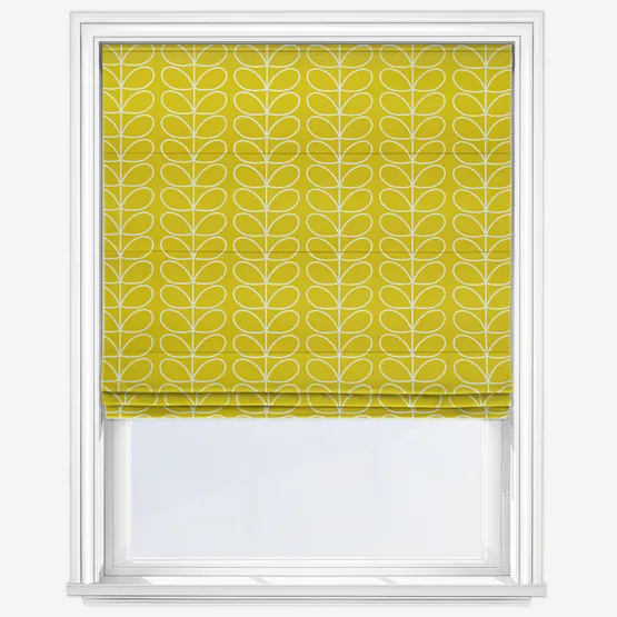 Orla Kiely Linear Stem Sunflower Roman Blind