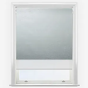 Lahore White & White Double Roller Blind