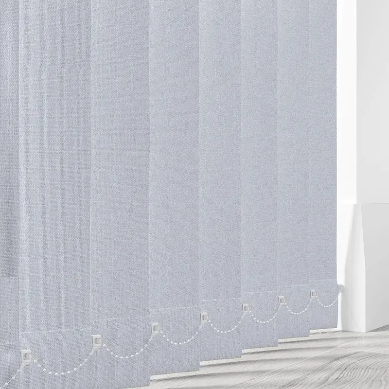 Cairo Blackout Silver Vertical Blind