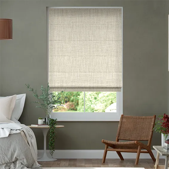 Wilton Natural Weave Roman Blind
