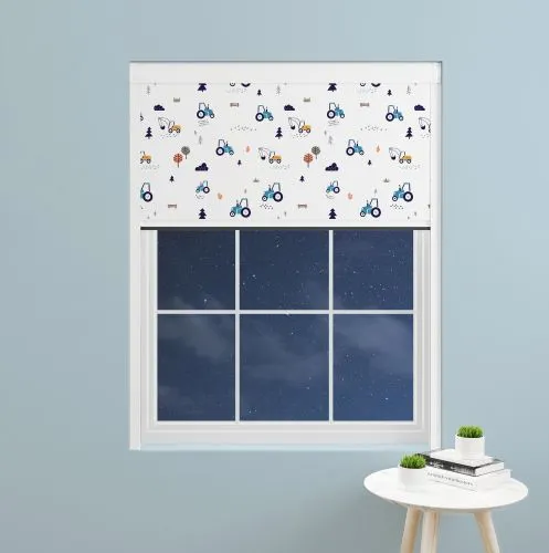 Harvester Blue Blocout Blind