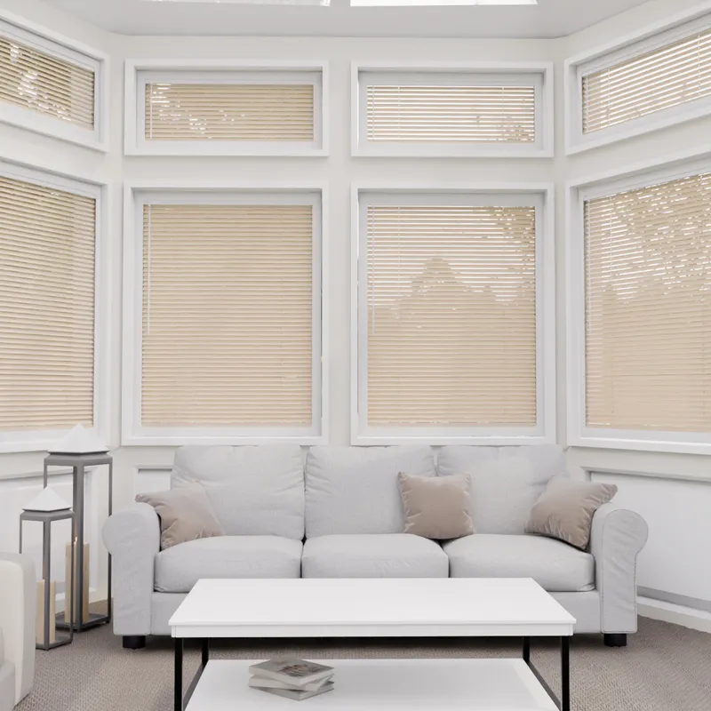 Perfect Fit No Drill Wooden Blind - Oregon - 25mm