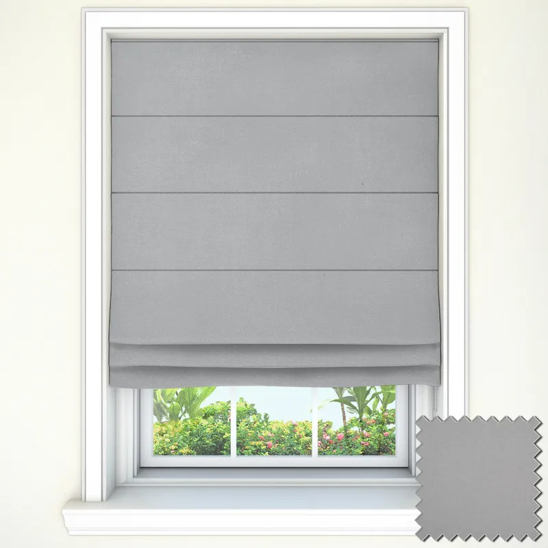 Fryetts Accent Dove Roman Blinds