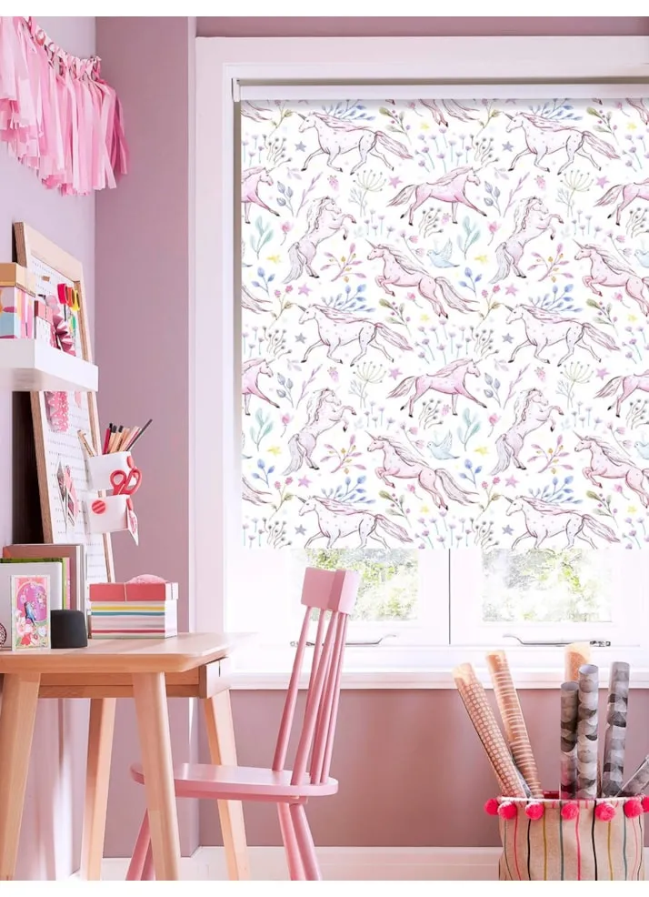 Unicorn Meadow Childrens Roller Blind