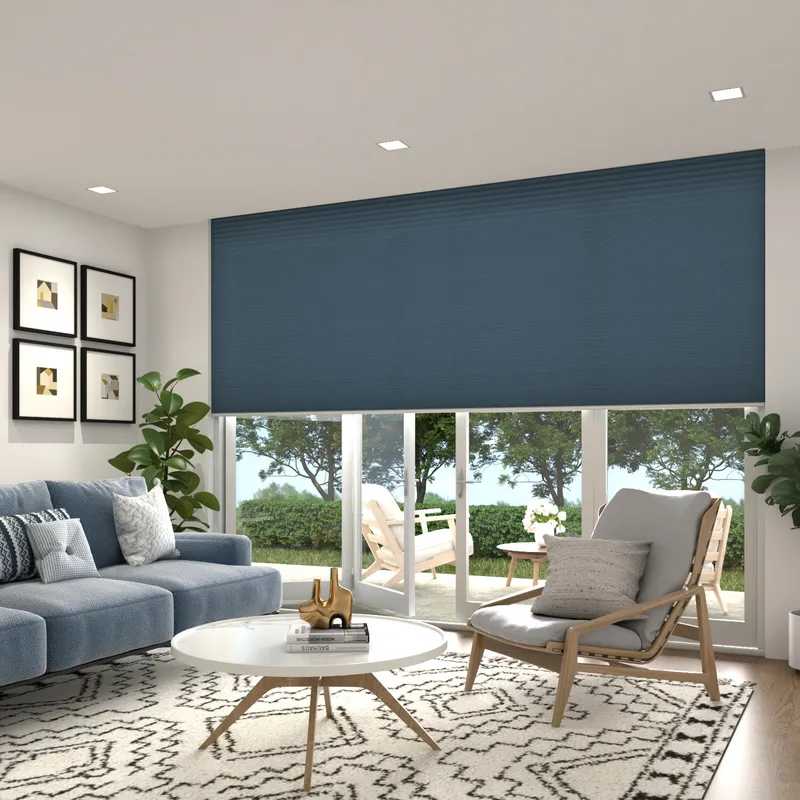 Cosishade Navy Thermal Privacy Honeycomb Blinds