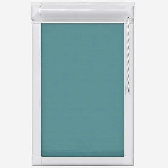 Signature Plain Ocean Green Perfect Fit Roller Blind