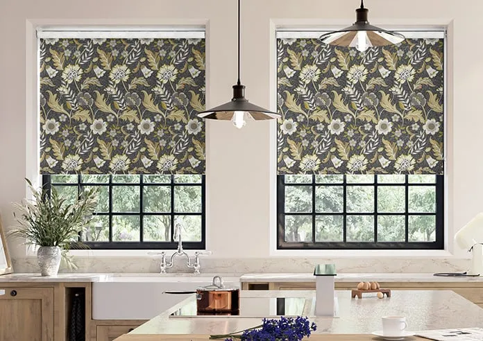 Folklore Gilded Black - Roller Blind