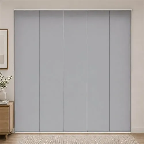 Alara Zinc (Blackout) Blackout Panel Blinds
