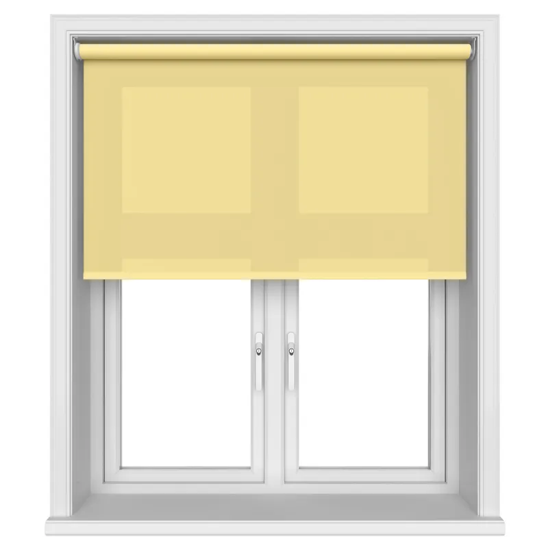 Dover Sunlit Yellow Motorised Roller Blind