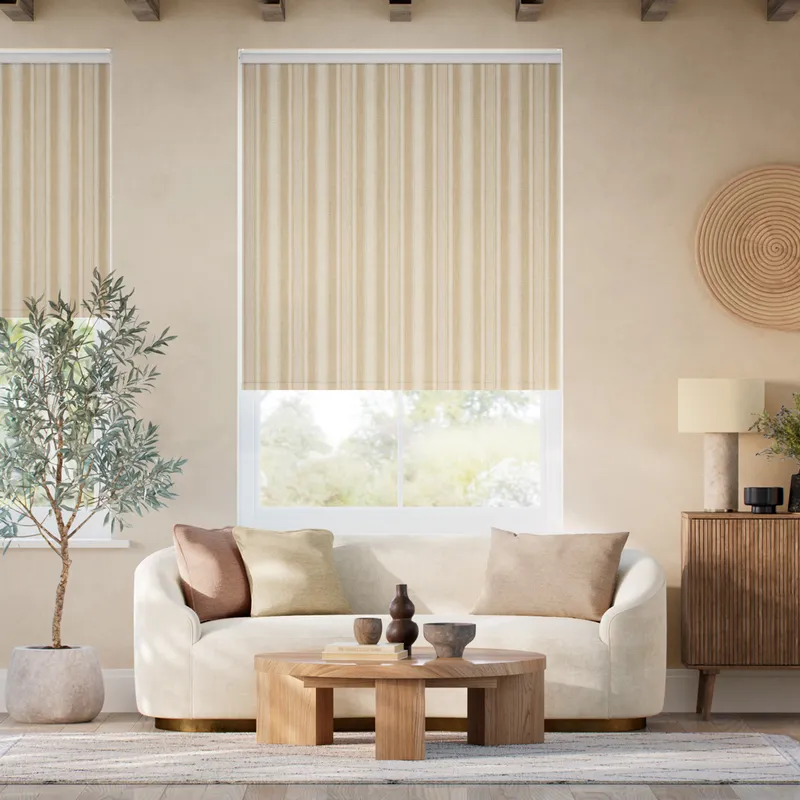 Cadence Stripe Barley Roller Blind