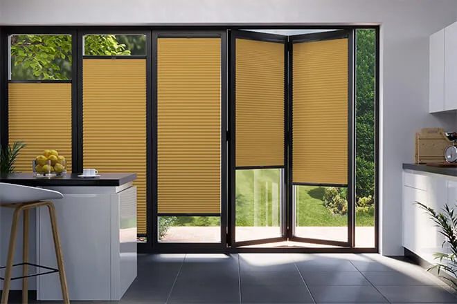 Darcy Ochre - Perfect Fit2frame Honeycomb Blackout Blind