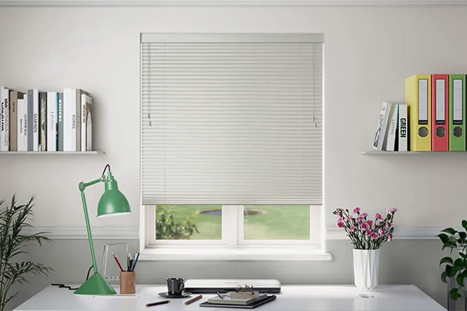 Millennium Metallic Platinum - 50mm Aluminium Venetian Blinds