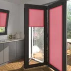 Burst Crimson Rose Perfect Fit Dimout Roller