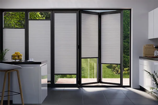 Gatsby Light Grey - Perfect Fit2frame Honeycomb Blind