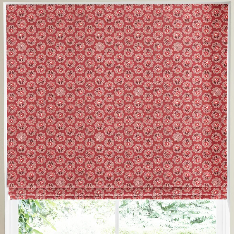 Cath Kidston Freston Rose Made To Measure Roman Blind Red