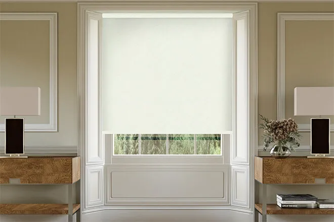 Isabelle Beige - Shadow Pattern Roller Blind