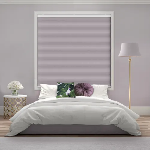 Maven Dusk Pink Blackout Cordless Honeycomb Pleated Blind