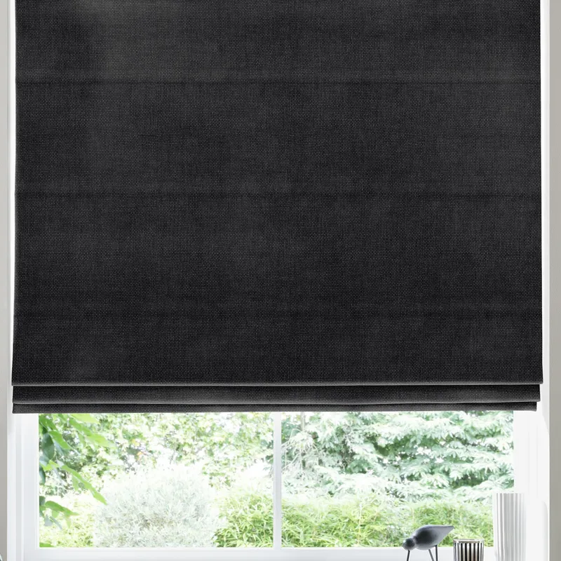 Lugano Made To Measure Roman Blind Ebony