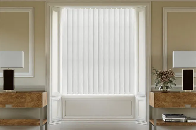 Taylor White - Shadow Pattern Vertical Blind