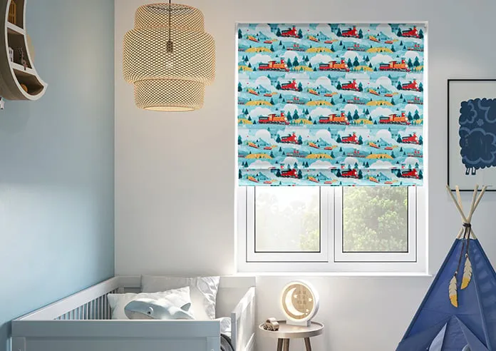 All Aboard Multi - Roman Blind