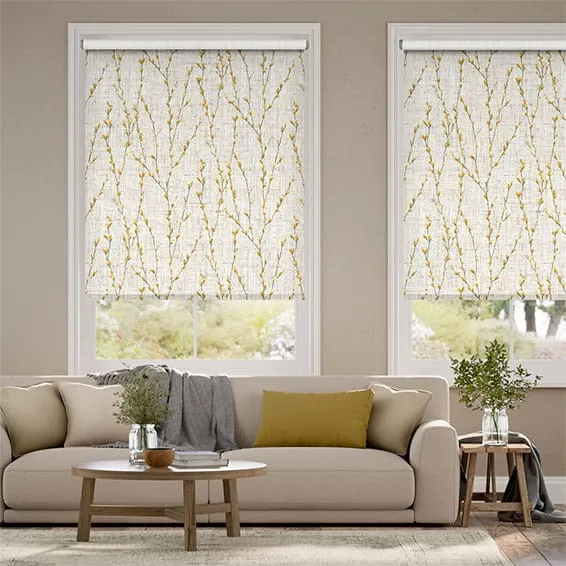 Salice Trail Mustard Roller Blind