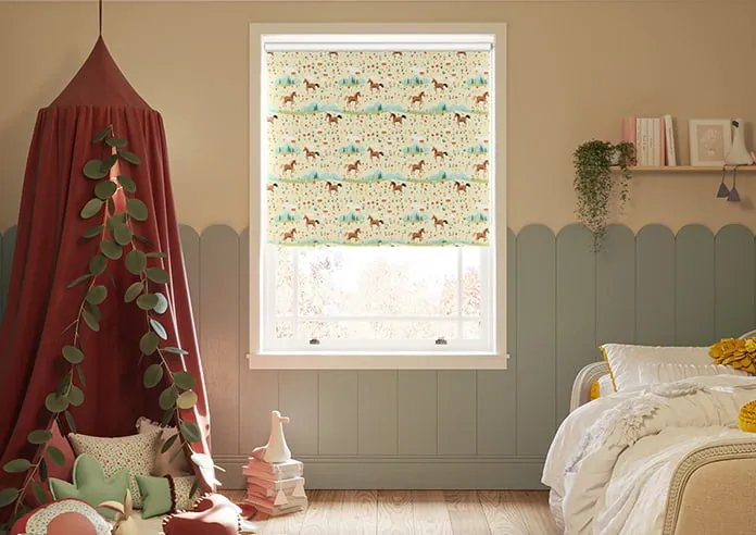 Prairie Horses Amber Acres - Roller Blind