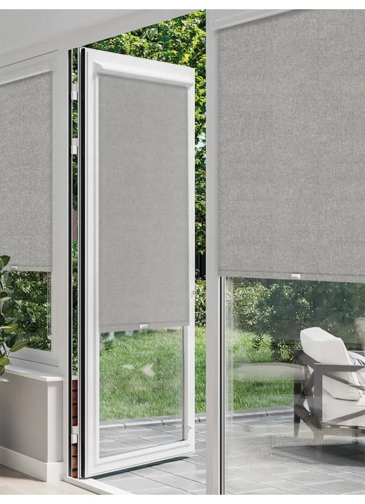 Melbourne Charcoal Grey Perfect Fit® Roller Blind
