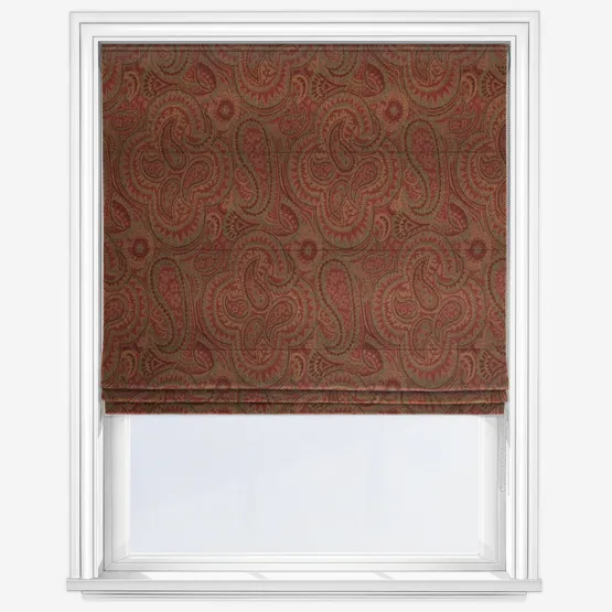 Moon Mac Claret Roman Blind