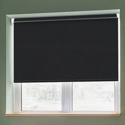 Banlight Duo Fr Black (Blackout) Grip Fit Roller Blinds