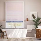 Strata Stripe Dusk Roman Blind