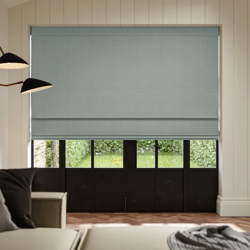 Ante Decor Fortress No Joins Dimout Made To Measure Roman Blind Fog