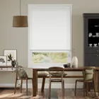 Averley Snow White Roman Blind