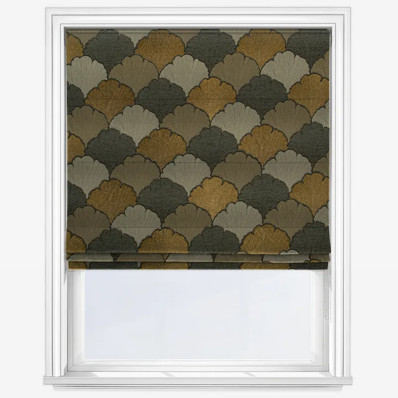 Pamplona Gold Roman Blind